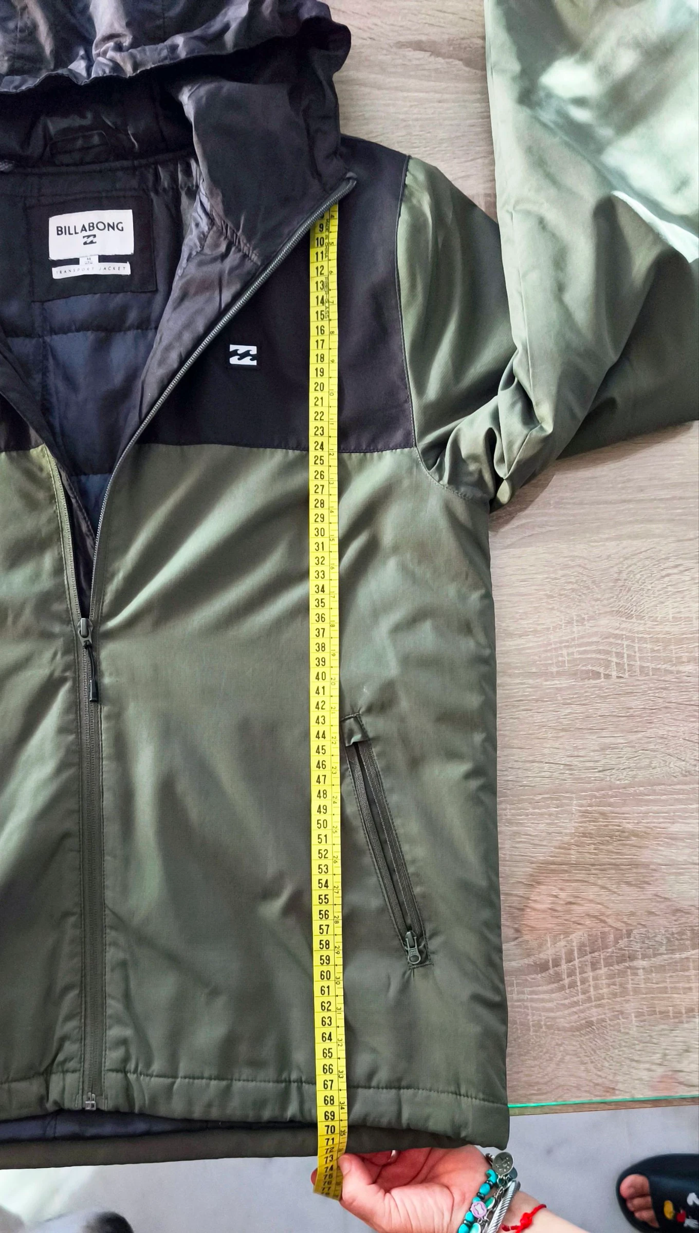 Billabong Transport Jacket - Maat M (Kaki Groen / Zwart) – photo 3